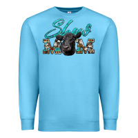 Ocean Blue show mom aztec cowhide black angus Premium Sweatshirt - Artiststas