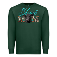 Sports Green show mom aztec cowhide black angus Premium Sweatshirt - Artiststas