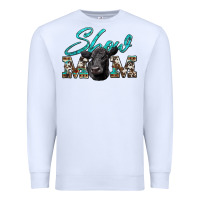 White show mom aztec cowhide black angus Premium Sweatshirt - Artiststas