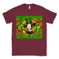Burgundy st patricks day cow Classic Tee - Artiststas