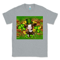Heather Grey st patricks day cow Classic Tee - Artiststas
