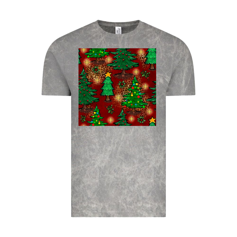 Christmas Trees Seamless Pattern Vintage Tee by BundleAndBundleShop | Teevron