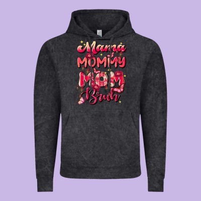 Mom Bruh Vintage Hoodie Designed By Jahusdesignshop