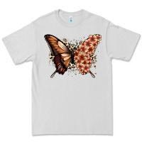 Dove Grey melanin  butterfly Premium Tee - Zillion Design Studio