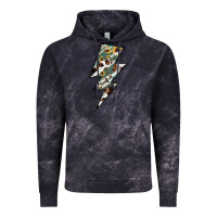 Cloud Black Lightning Bolt Vintage Hoodie - JahusDesignShop