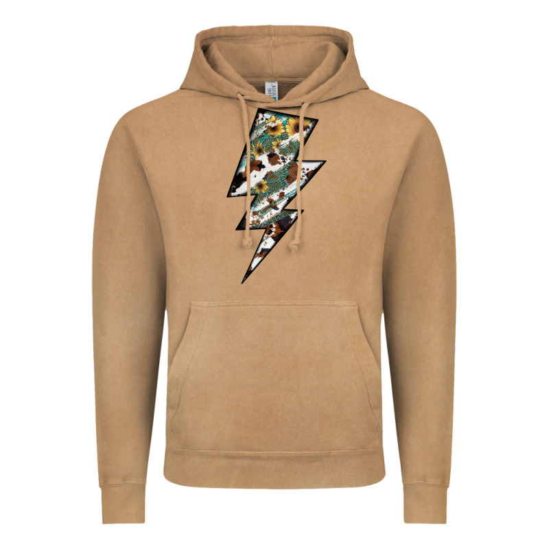 Lightning Bolt Vintage Hoodie by JahusDesignShop | Teevron