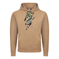 Vintage Coffee Lightning Bolt Vintage Hoodie - JahusDesignShop