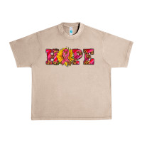 Hope Sunflower And Ribbon Urban Heavy Tee | Teevron