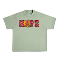 Oil Green hope sunflower and ribbon Urban Heavy Tee - AdoDesignShop