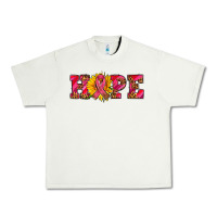 Pistachio hope sunflower and ribbon Urban Heavy Tee - AdoDesignShop