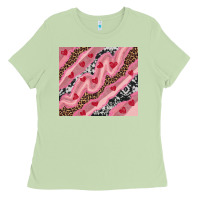 Matcha valentines day pinky Ladies Tee - RanaPortraitStore