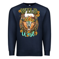 Navy wild west Premium Sweatshirt - Artiststas