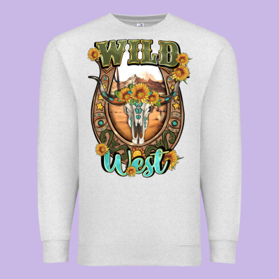 Wild West Premium Sweatshirt Designed By Artiststas