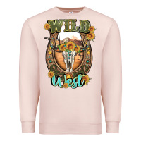 Pale Pink wild west Premium Sweatshirt - Artiststas