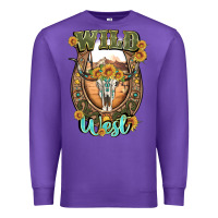 Purple wild west Premium Sweatshirt - Artiststas