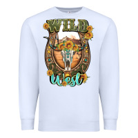 White wild west Premium Sweatshirt - Artiststas