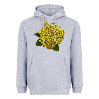 Oregon Grape Flower Illustrations Heavyweight Hoodie | Teevron
