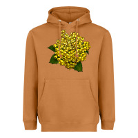 Meerkat Oregon Grape Flower Illustrations Heavyweight Hoodie - LillyAllenDesigns