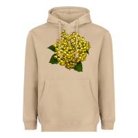 Mushroom Oregon Grape Flower Illustrations Heavyweight Hoodie - LillyAllenDesigns