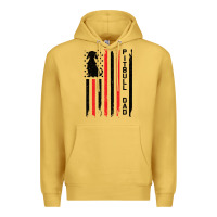 Antique Gold Pitbull Dad Premium Hoodie - Bettercallsaul