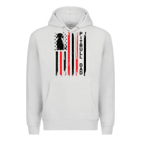 Dove Grey Pitbull Dad Premium Hoodie - Bettercallsaul