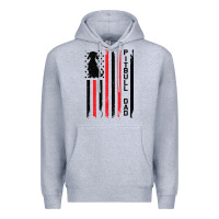 Heather Grey Pitbull Dad Premium Hoodie - Bettercallsaul