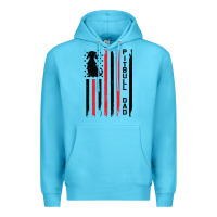 Ocean Blue Pitbull Dad Premium Hoodie - Bettercallsaul