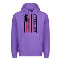 Purple Pitbull Dad Premium Hoodie - Bettercallsaul