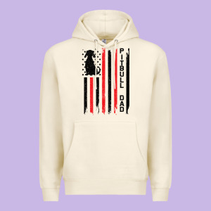 Pitbull Dad Premium Hoodie Designed By Bettercallsaul