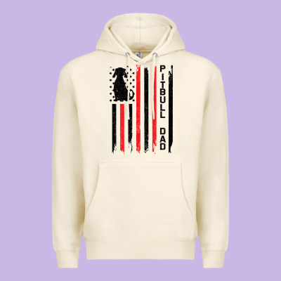 Pitbull Dad Premium Hoodie Designed By Bettercallsaul
