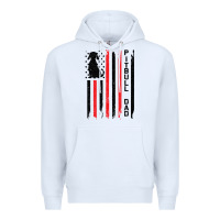 White Pitbull Dad Premium Hoodie - Bettercallsaul