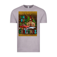 Small Town Christmas Church Vintage Tee | Teevron