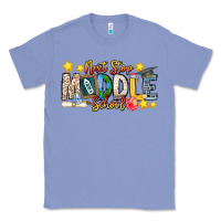 Colony Blue Next Stop Middle School Classic Tee - CowhideDigitalArt