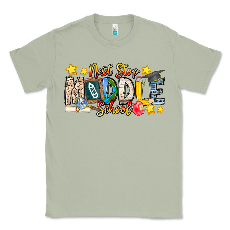 Next Stop Middle School Classic Tee by CowhideDigitalArt | Teevron