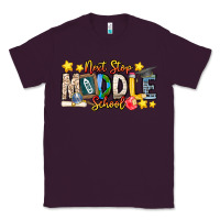 Plum Next Stop Middle School Classic Tee - CowhideDigitalArt