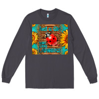 Smoke just a girl who loves ladybugs Long Sleeve Tee - LillyAllenDesigns