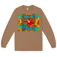 Toasted Coconut just a girl who loves ladybugs Long Sleeve Tee - LillyAllenDesigns