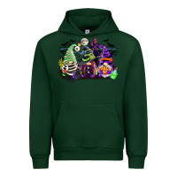 Forest Green halloween gnome Urban Hoodie - CowGirlArtShop