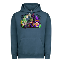 Pigment Midnight Navy halloween gnome Urban Hoodie - CowGirlArtShop