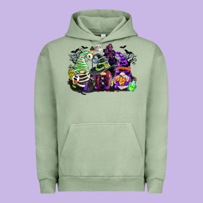 Halloween Gnome Urban Hoodie Designed By Cowgirlartshop