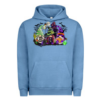 Pigment Pebble Blue halloween gnome Urban Hoodie - CowGirlArtShop