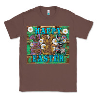 Chestnut easter happy easter western bunnies daisies Classic Tee - Artiststas