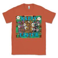 Copper easter happy easter western bunnies daisies Classic Tee - Artiststas