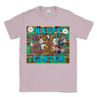 Lilac easter happy easter western bunnies daisies Classic Tee - Artiststas