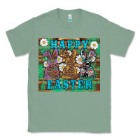 Sage easter happy easter western bunnies daisies Classic Tee - Artiststas