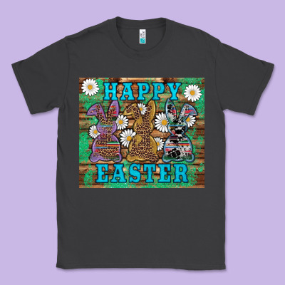Easter Happy Easter Western Bunnies Daisies Classic Tee Designed By Artiststas