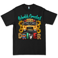 Black worlds greatest school bus driver Premium Tee - texasbilliewilder
