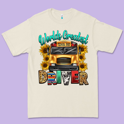 Premium Tee worlds greatest school bus driver