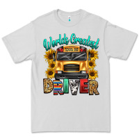 Dove Grey worlds greatest school bus driver Premium Tee - texasbilliewilder