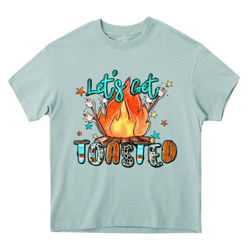 Let's Get Toasted Heavy Core Tee by Zillion Design Studio | Teevron